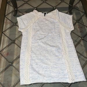 H&M lace inset sweater dress